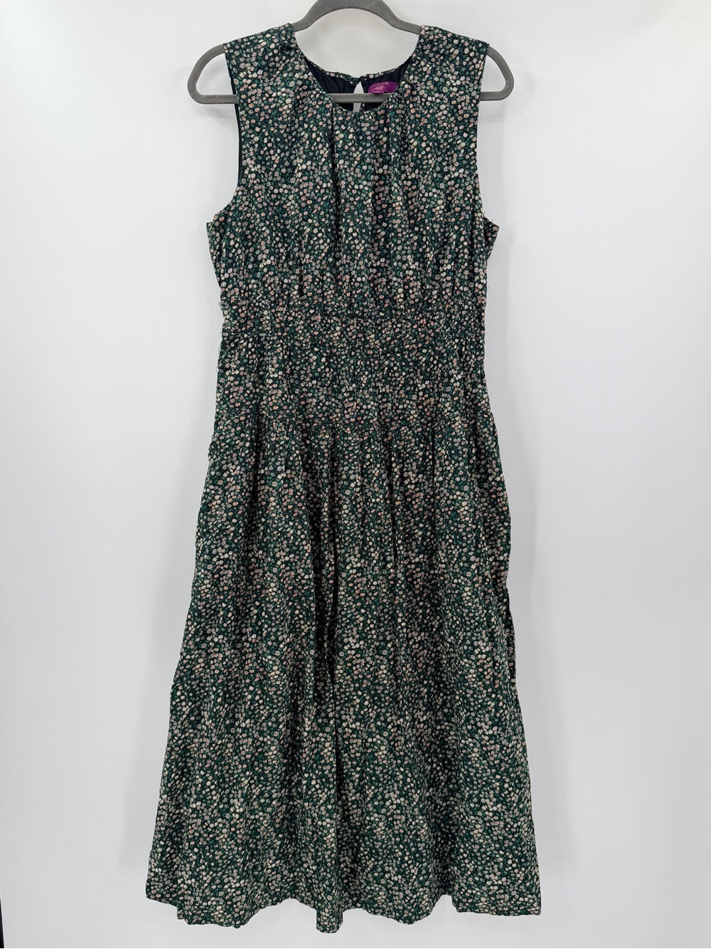 J. Crew Liberty® Hyacinth Midi Dress in Marguerite Large - Picture 2 of 6